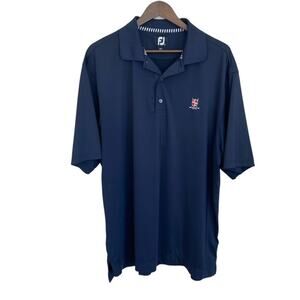 FootJoy Navy Short Sleeve Golf Polo - Men's XL - Great Condition!